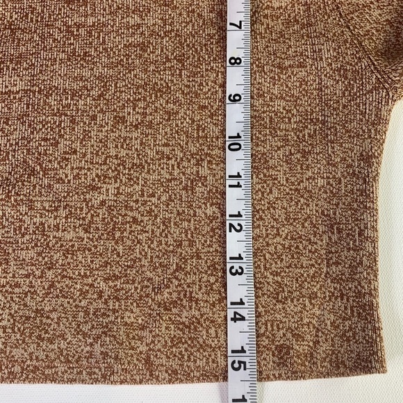 Ronny Kobo Liessa Marled Knit Crop Top in Biscotti, Size Small S - Picture 9 of 10